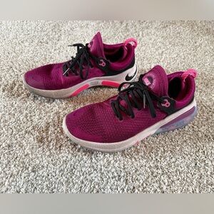 Nike Joyride Run Black & Pink Athletic Running Tennis Shoes Size 8.5